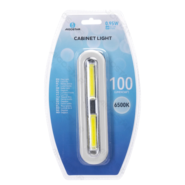 Cabinet light 17.8cm 6500K 3*AAA