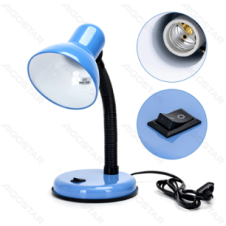 Metalinė stalinė lempa E27/lemputė neįtraukta