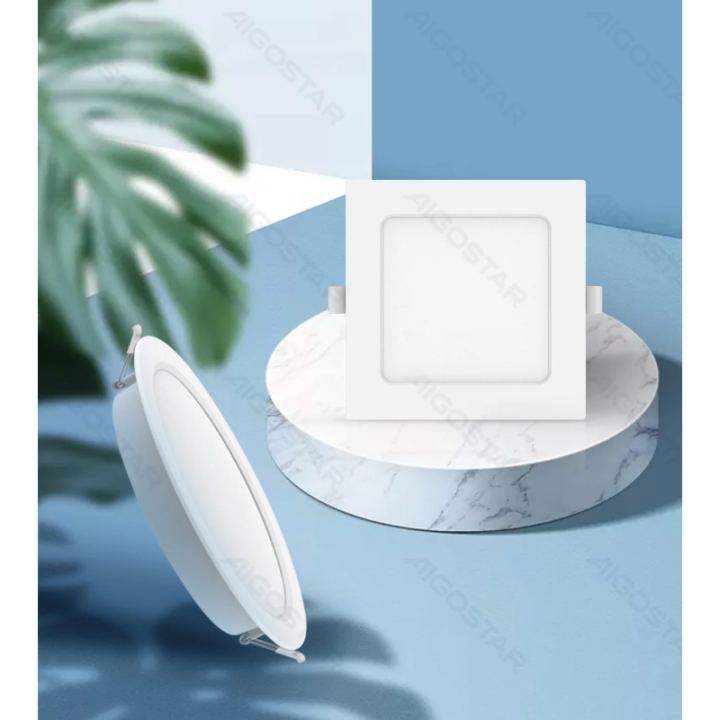 E6 LED Įleidžiamas apvalus šviestuvas 15W geltona šviesa