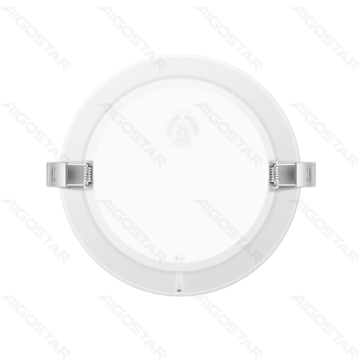 E6 LED  Flush-mounted Round Downlight 15W Yellow Light