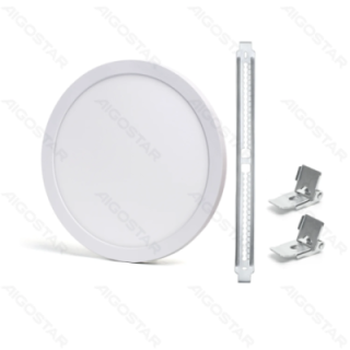 E6 LED Apvalus šviestuvas 24W, reguliuojamas dydis ir spalvos temperatūra