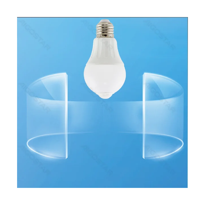 LED A60 E27 6W su infraraudonųjų spindulių jutikliu