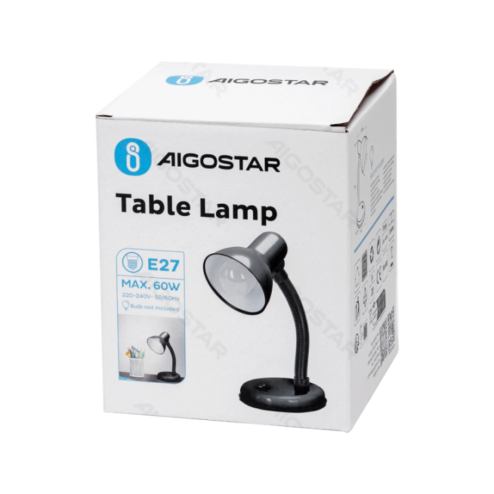 Metal Table Lamp E27/bulb excluded