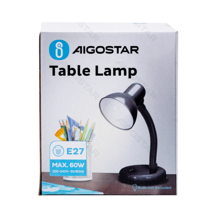 Metal Table Lamp E27/bulb excluded