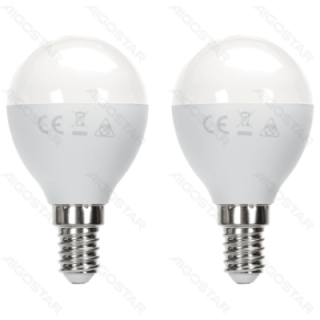 LED bulb G45 12W 4000K 1170lm E14 2pcs