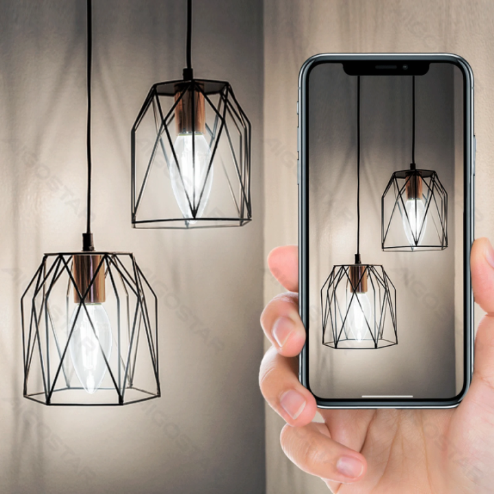 LED Siūlinė lemputė (skaidri) C35 E14 8W