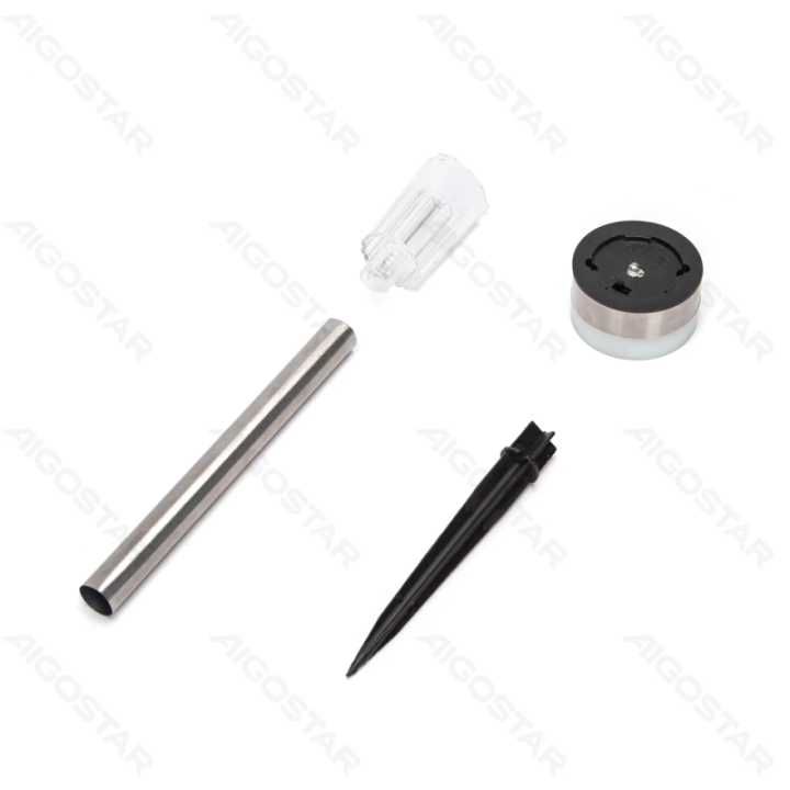 LED Solar Ambient Lawn Light Stainless Steel Up-Down Illumination 6500K