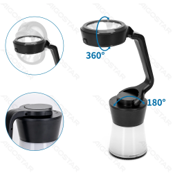 3 in 1 camping lantern dimmable 3AA batteries