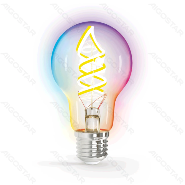 WIFI WB Smart Filament Bulb A60 E27 4.9W RGBW
