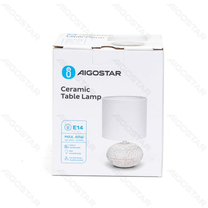 Ceramic Table Lamp (Without Light Source) E14