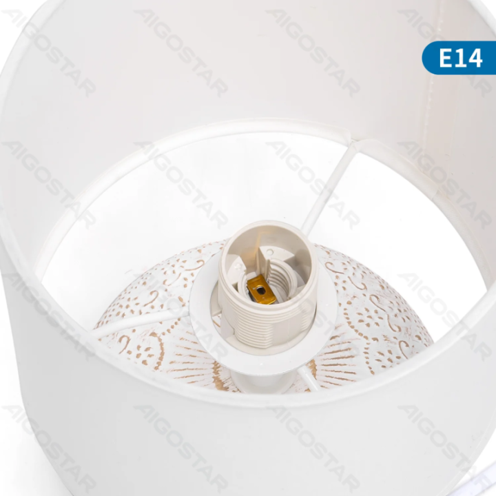 Keraminė stalinė lempa (be šviesos šaltinio) E14