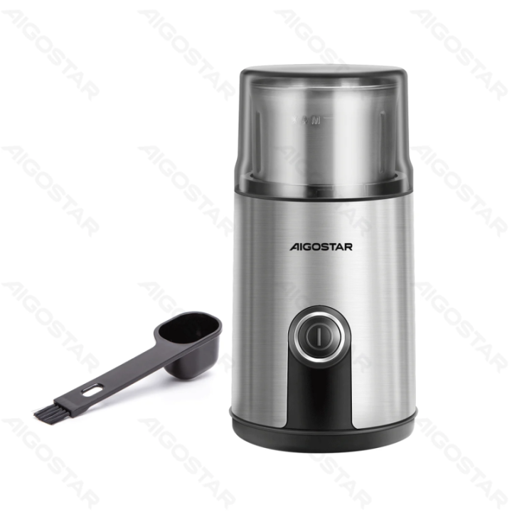 200W 75g Stainless steel one-key coffee grinder