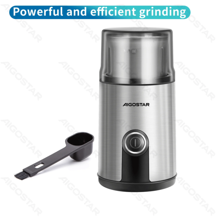 200W 75g Stainless steel one-key coffee grinder