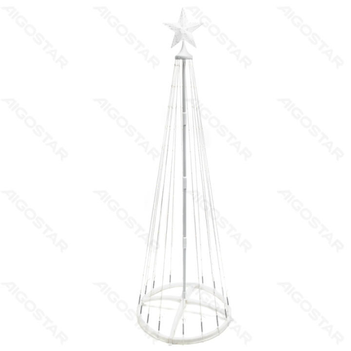 Low voltage light-up Christmas cone tree decoration, warm white, 1.8m ,IP44, Indoor&Outdoor