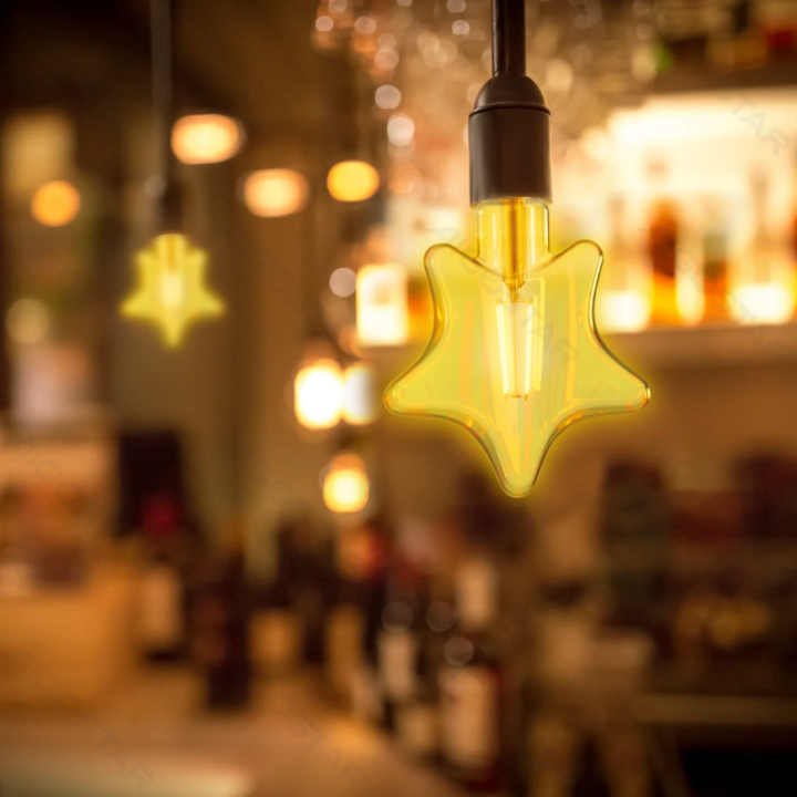 LED Siūlinė lemputė (Žvaigždė) E27 4W