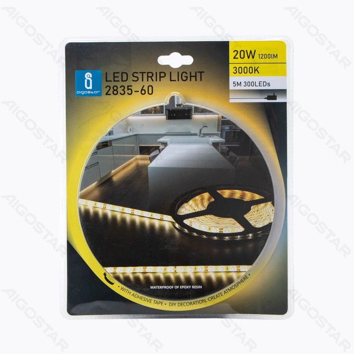 LED žemos įtampos juostinis šviestuvas 5m