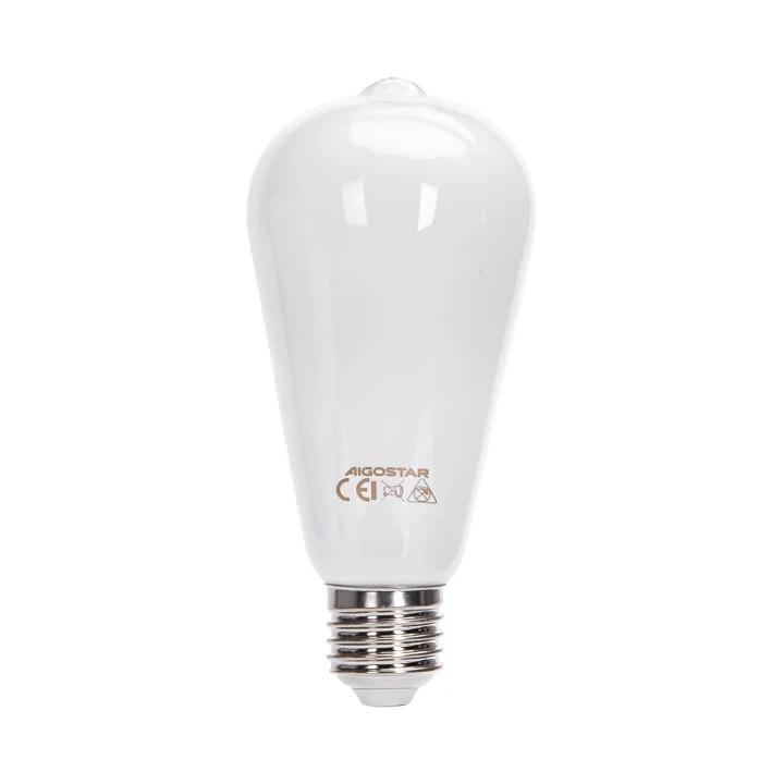 LED Filamentinė lemputė (pieniškai balta) ST64 E27 8W