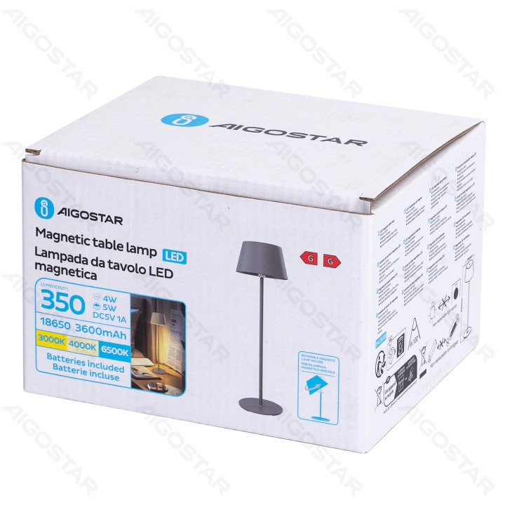 Stalo lempa 5w
400lm 3000K/4000K/6500K