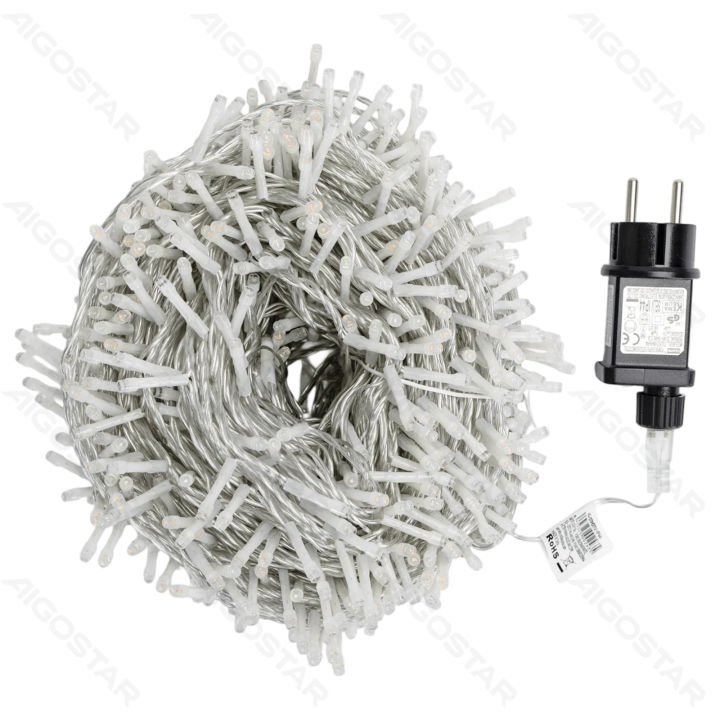 Low Voltage Flat String Lights, Warm White, 50m IP44, Indoor&Outdoor