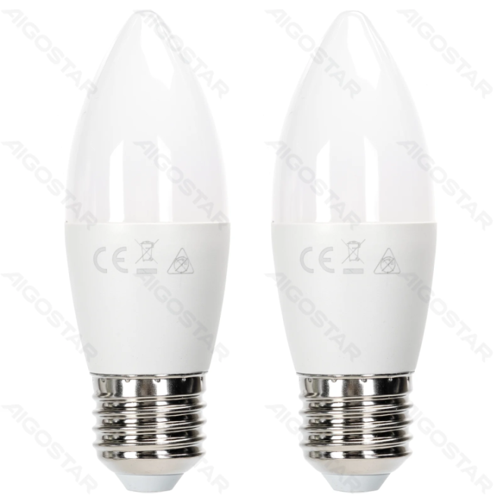 LED bulb C37 E27 12W 3000K 2pcs