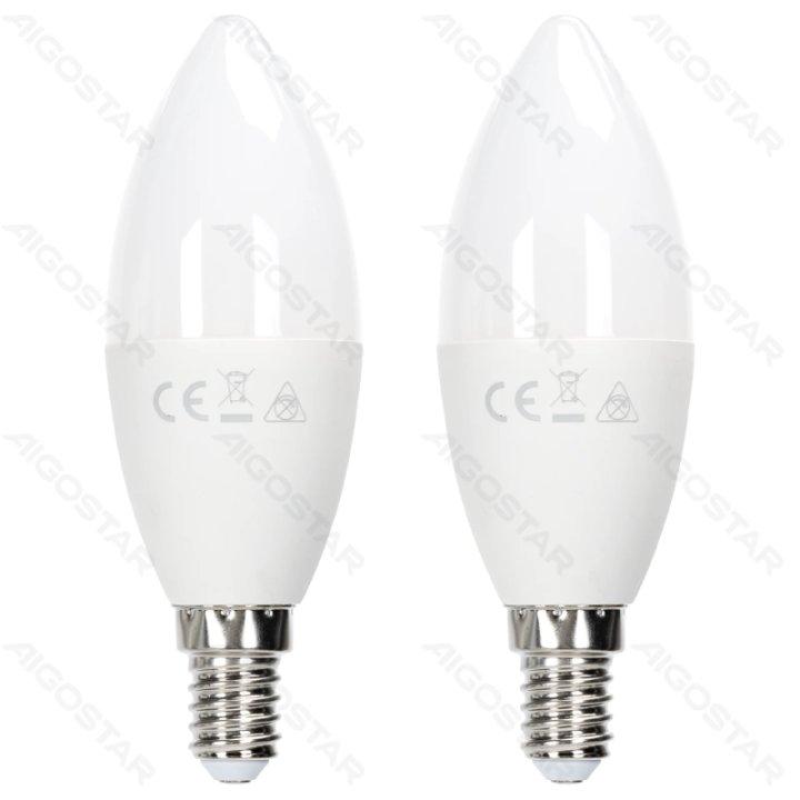 LED lemputė C37 12W 3000K 1170lm E14 2vnt
