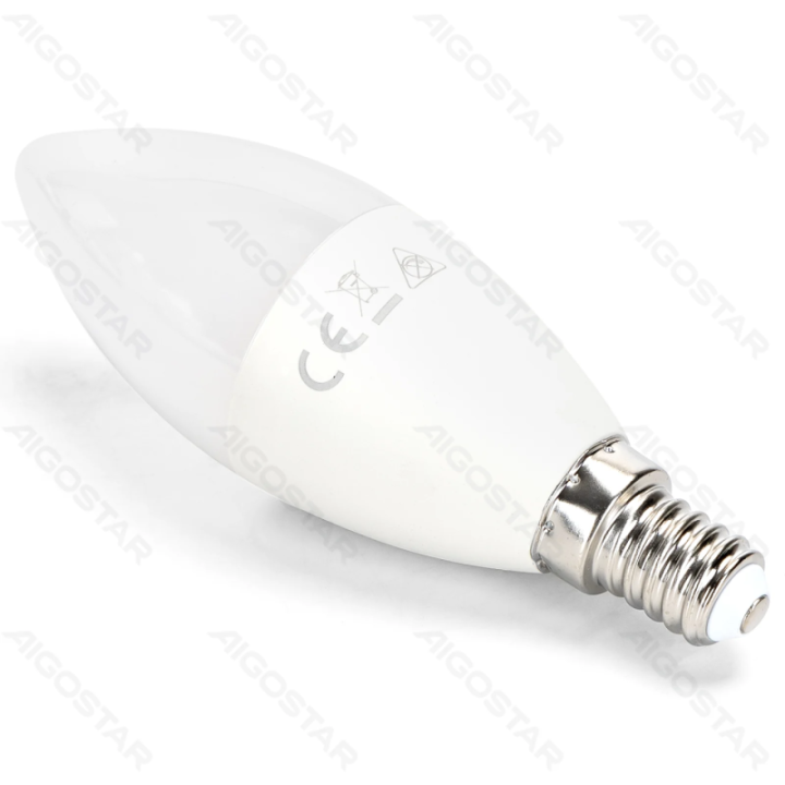 LED bulb C37 12W 3000K 1170lm E14 2pcs