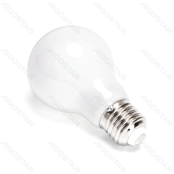 LED kaitrinė lemputė (pieniškai balta) A60 E27 6W