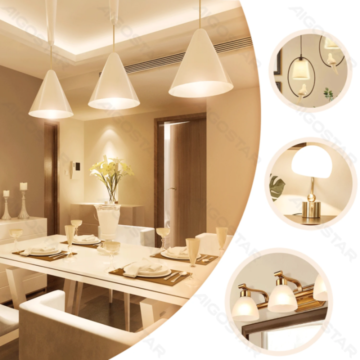 LED Filament Bulb (Milky White) A60 E27 6W