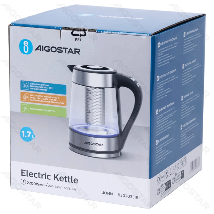 Electric Kettle 2200W 1.7L