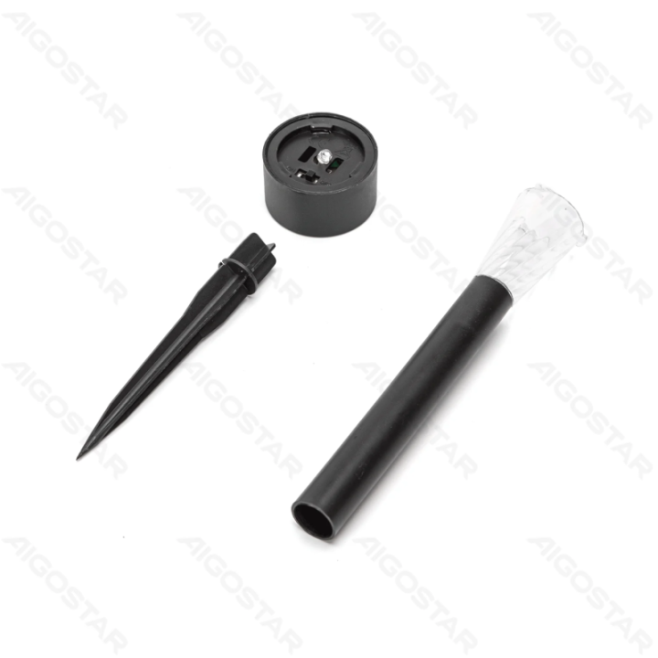 LED Solar Ambient Lawn Light Plastic Oblique Thread 6500K