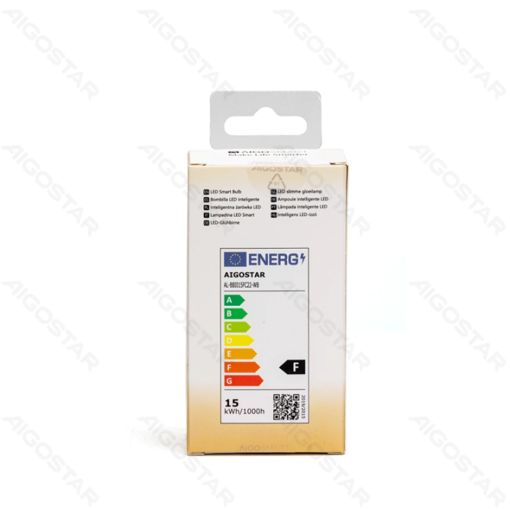 WIFI WB išmanioji lemputė A60 E27 15W RGB+CCT
