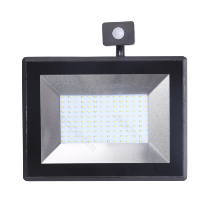 LED jutiklinis prožektorius 100W 10000lm 4000K IP65