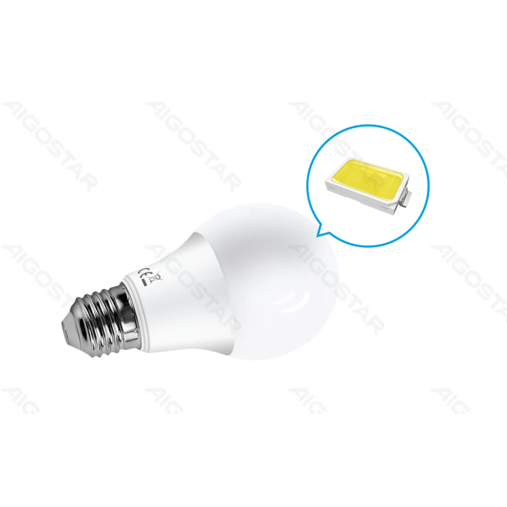 LED light sensitive induced bulb A60 E27 8W 3000K
