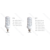 LED Spiralinis E14 9W
