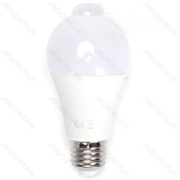 LED A60 E27 12W su infraraudonųjų spindulių jutikliu