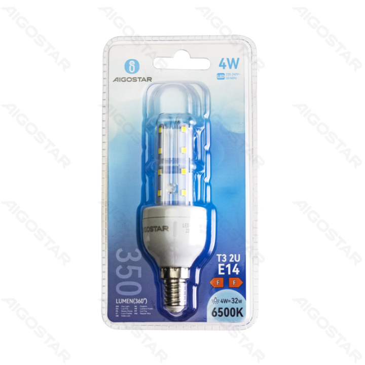 LED U-shaped Bulb 2U E14 4W