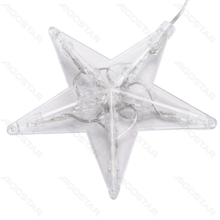 Low voltage string lights,Curtain Trapezoid Flat-top Light Star Pendant RGBY 1.2*1m ,7 strips IP44, Indoor&Outdoor