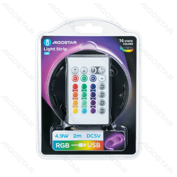 LED low-voltage strip light RGB 4.9W 2m 60LED