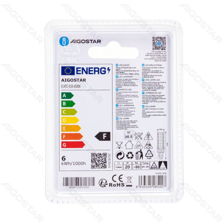 LED lempučių karoliukai E14 5.5W