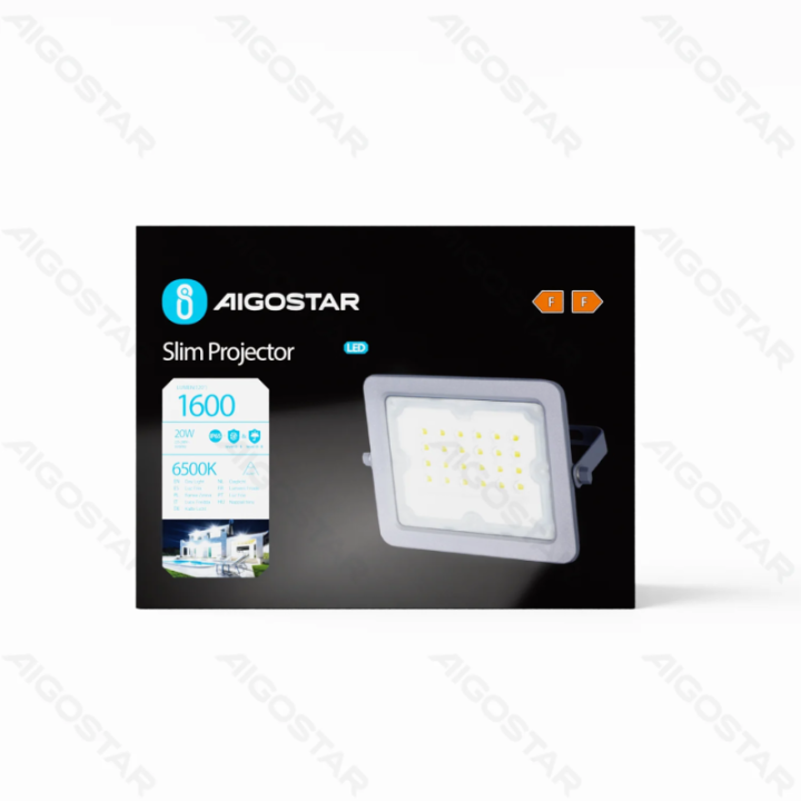 LED lęšinis prožektorius 20W 1650lm 6500K IP65