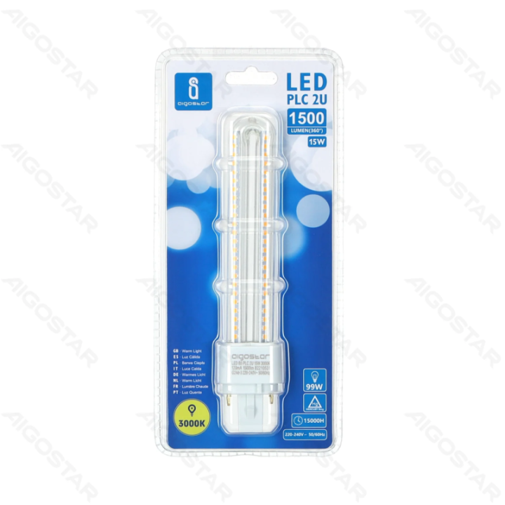 LED PLC vamzdis 2U 15W