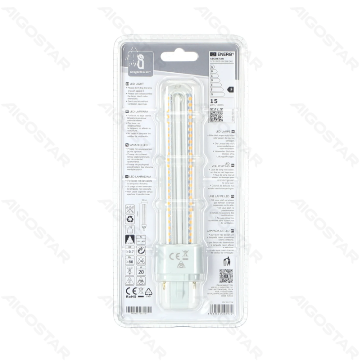 LED PLC vamzdis 2U 15W