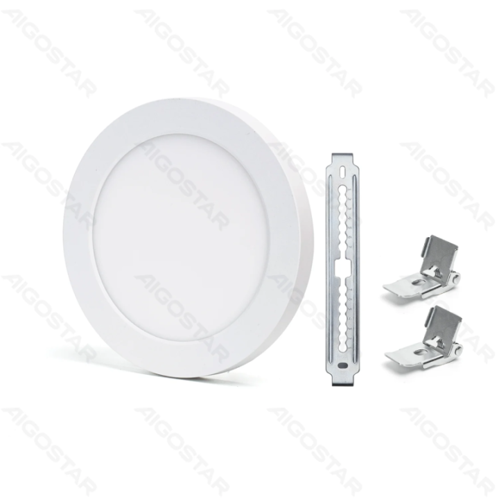 E6 LED apvalus įleidžiamas šviestuvas 12W, reguliuojamas dydis ir spalvinė temperatūra