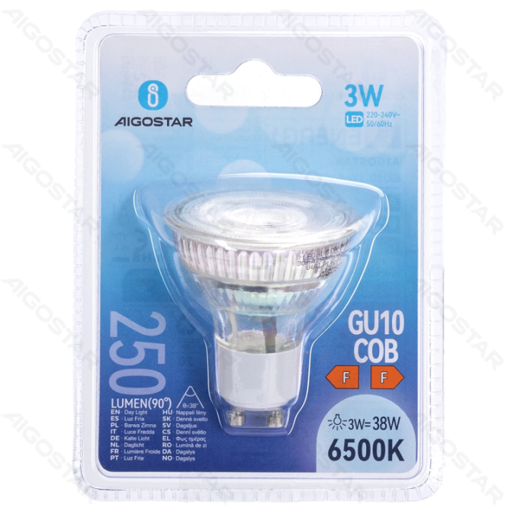 LED GU10 COB 3W