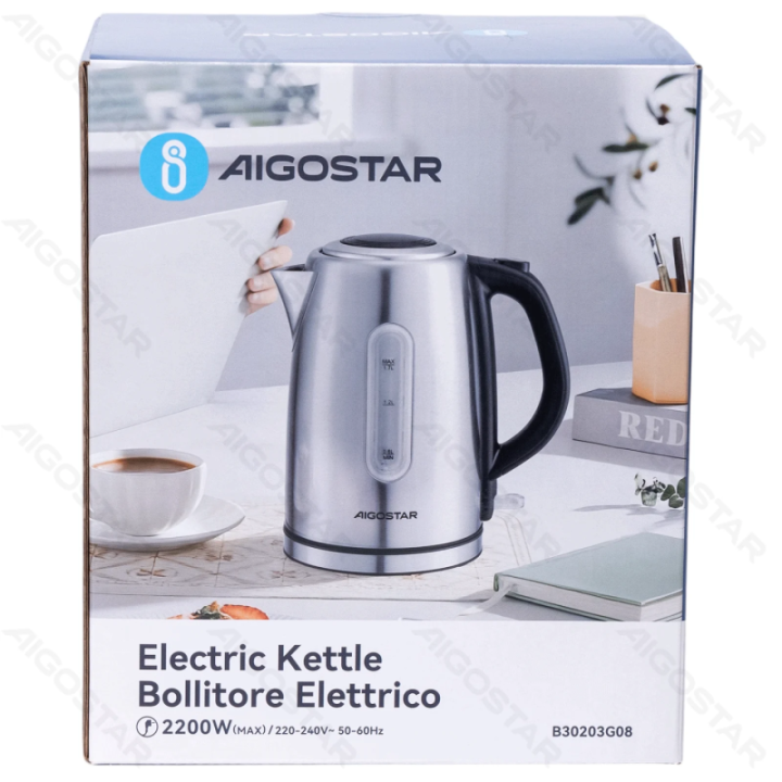 1850-2200W 1.7L stainless steel electric kettle