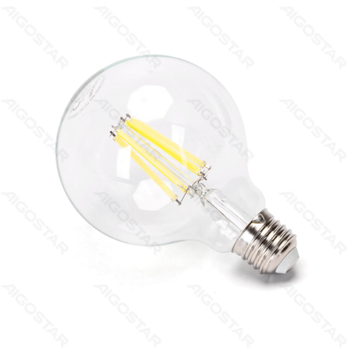LED kaitrinė lemputė (skaidri) G95 E27 20W