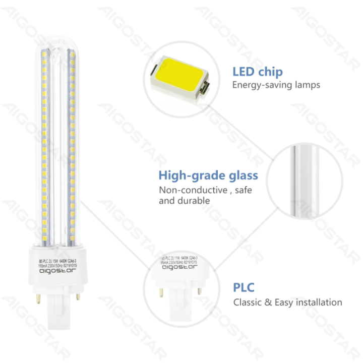 LED PLC Tube 2U 15W