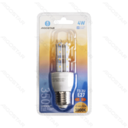 LED U formos lemputė 2U E27 4W