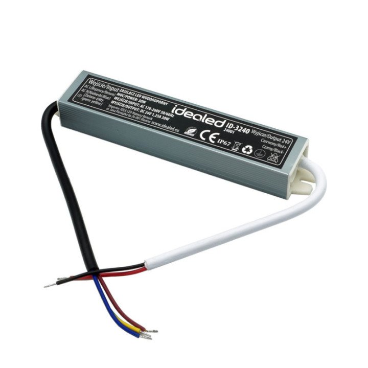 Waterproof power supply unit IP67 1.25A 30W 24V DC