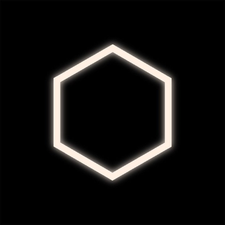 Baltas rinkinys HEXAGON lempa 1 LED 4000K